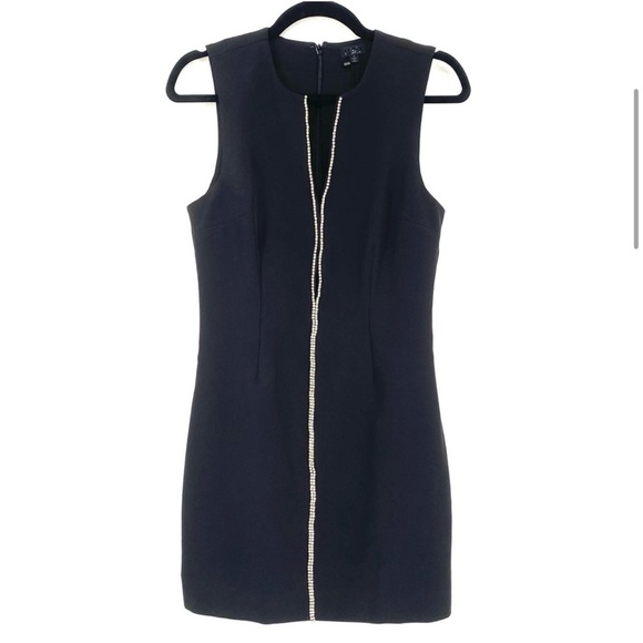 NBD Phineas Rhinestone Mini Dress Black - Picture 2 of 13